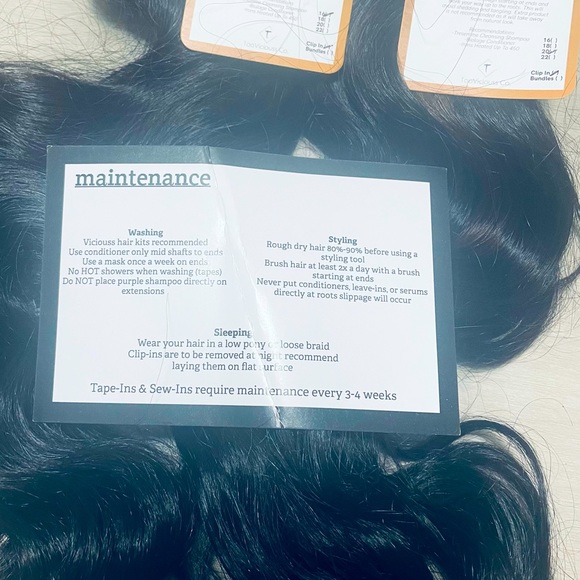 Wavy Clip Ins Extensions (Human Hair) - Picture 3 of 6